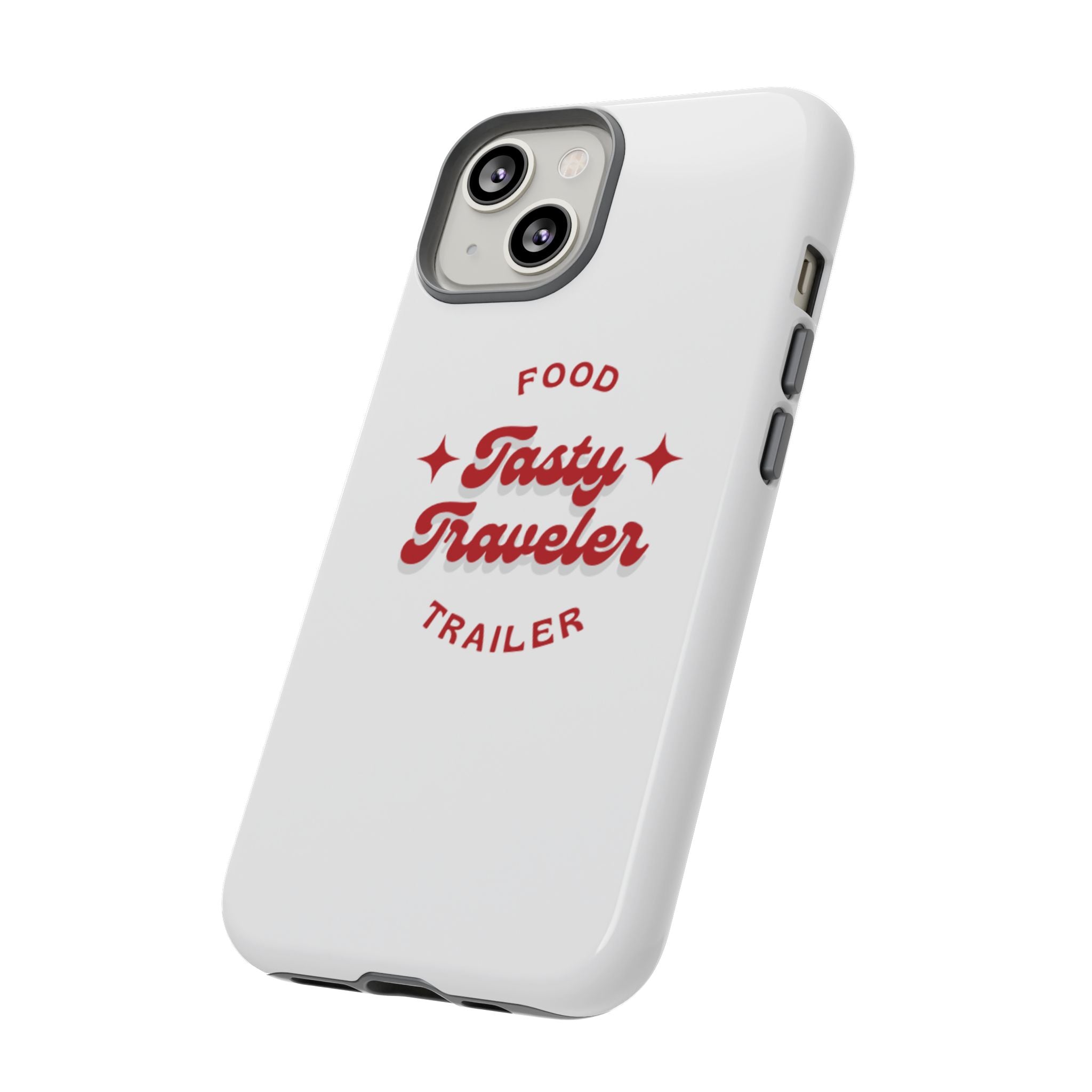 Phone Case — “Tasty Traveler” Food Trailer Retro Logo Protective Cover