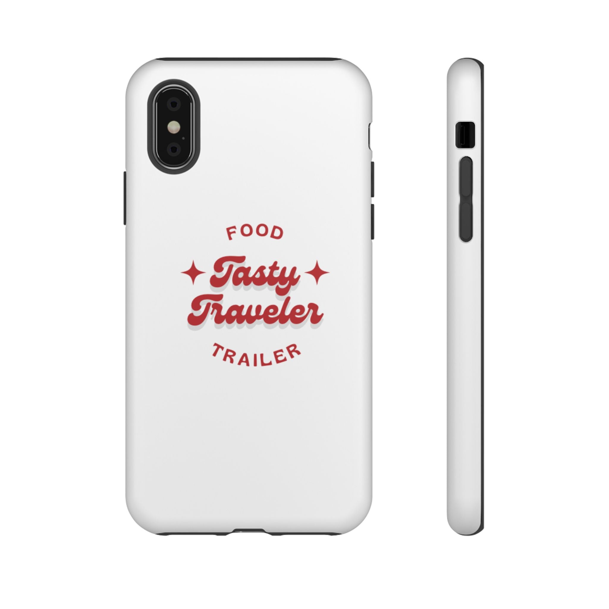 Phone Case — “Tasty Traveler” Food Trailer Retro Logo Protective Cover