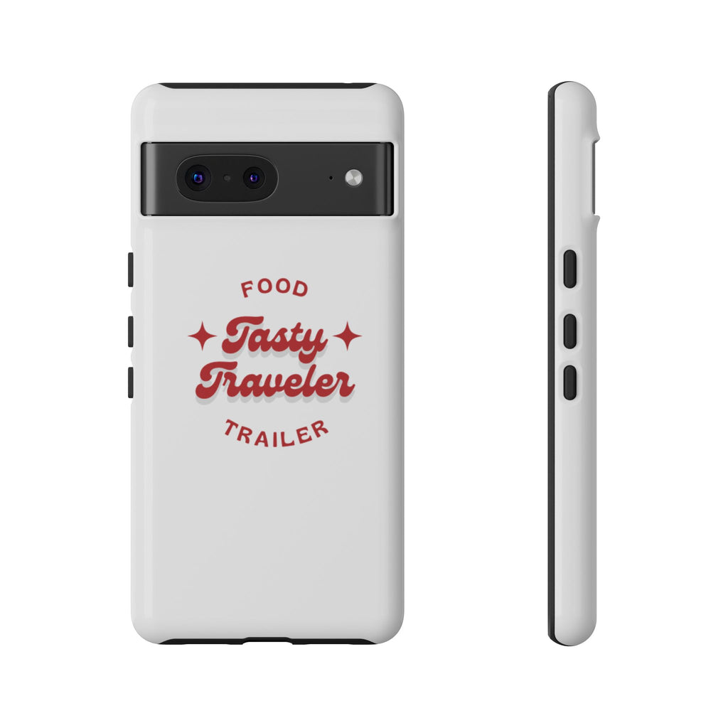 Phone Case — “Tasty Traveler” Food Trailer Retro Logo Protective Cover