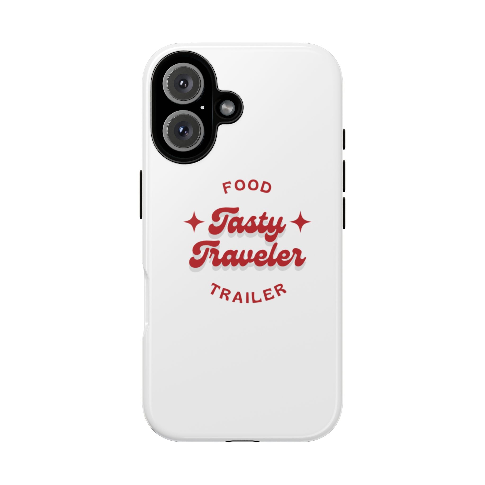 Phone Case — “Tasty Traveler” Food Trailer Retro Logo Protective Cover