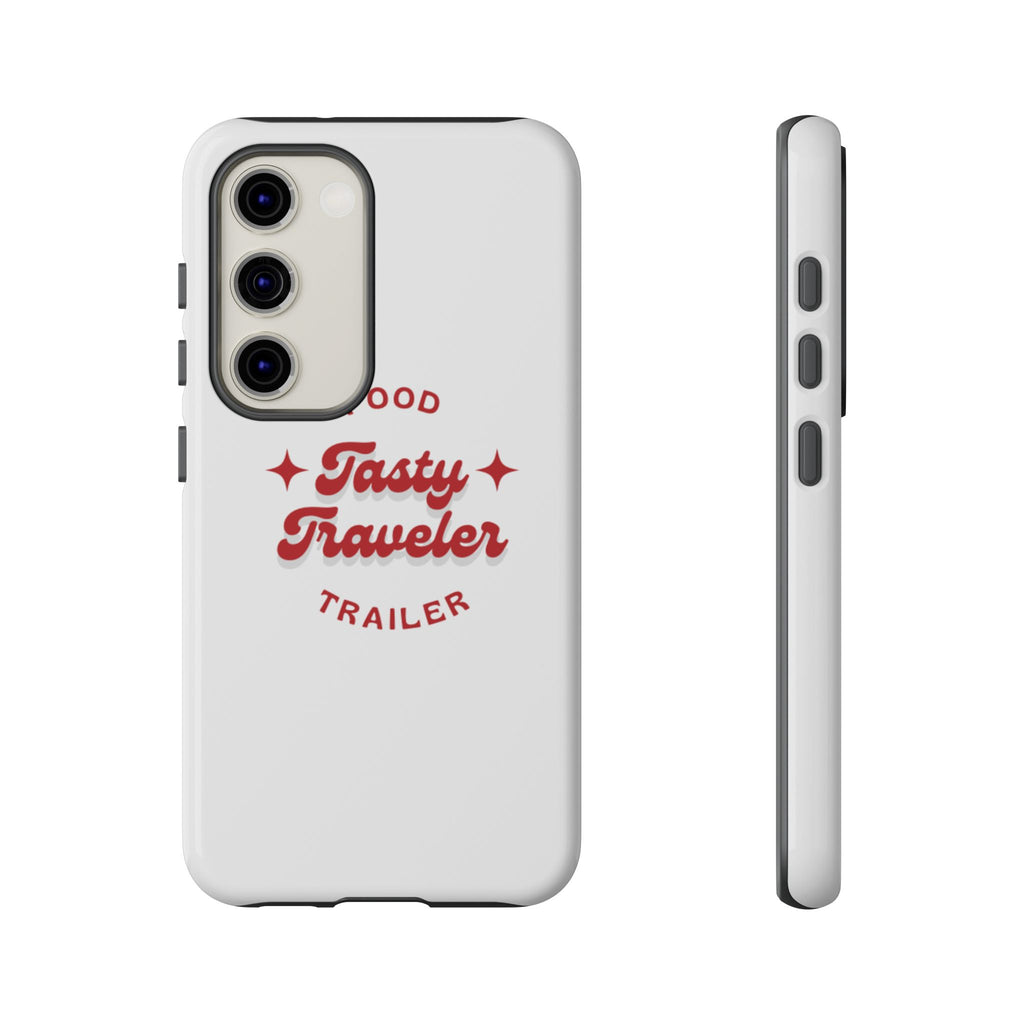 Phone Case — “Tasty Traveler” Food Trailer Retro Logo Protective Cover