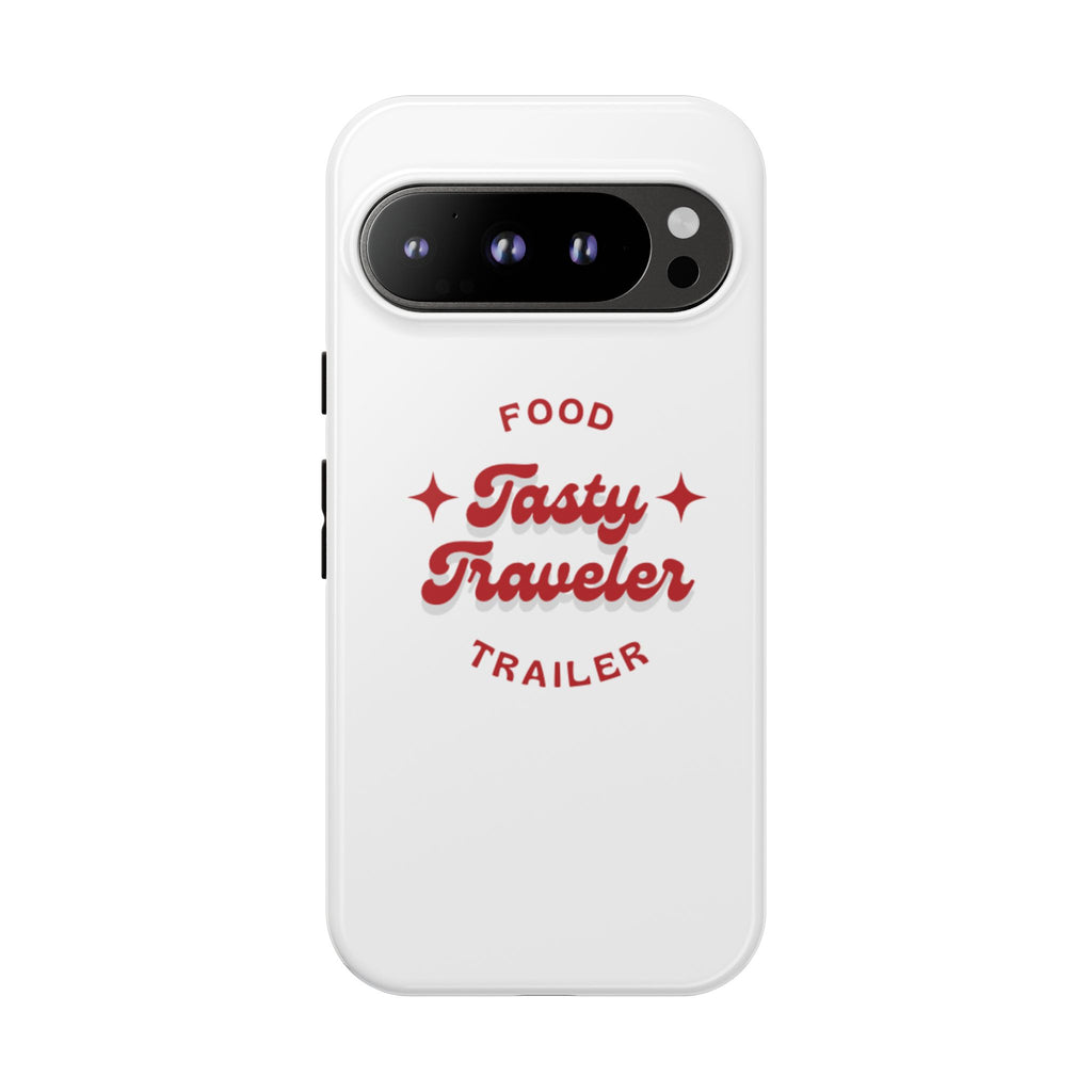 Phone Case — “Tasty Traveler” Food Trailer Retro Logo Protective Cover