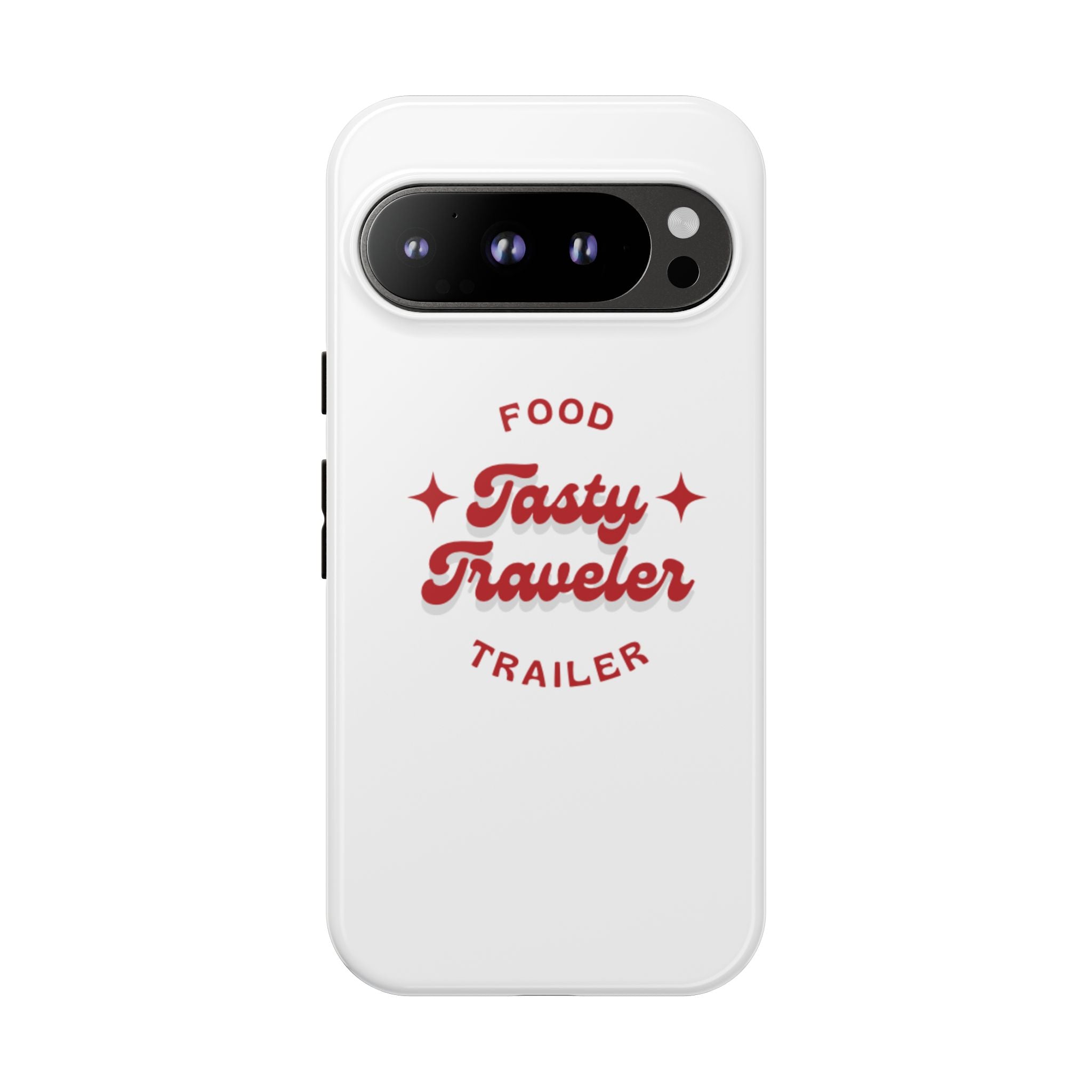 Phone Case — “Tasty Traveler” Food Trailer Retro Logo Protective Cover