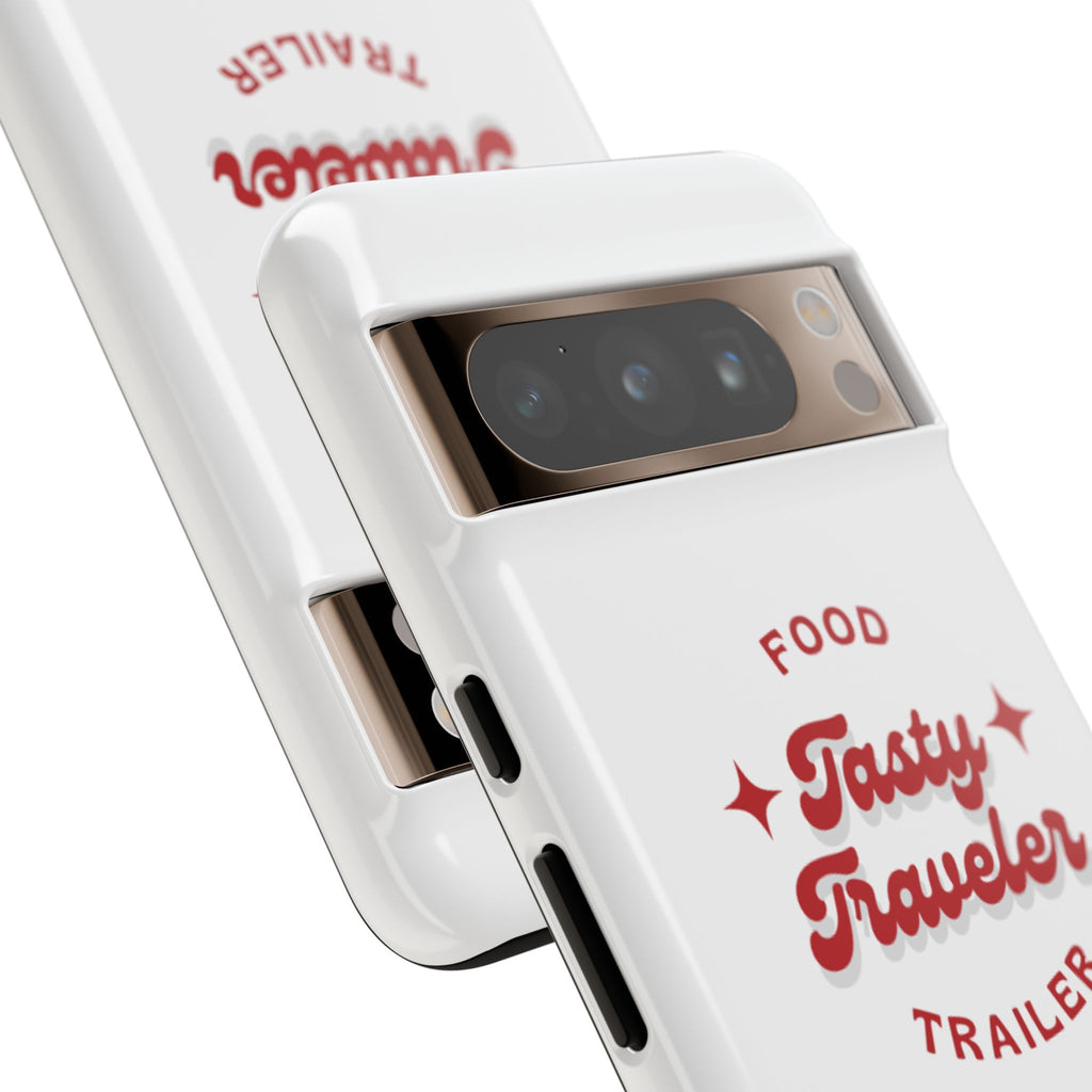 Phone Case — “Tasty Traveler” Food Trailer Retro Logo Protective Cover