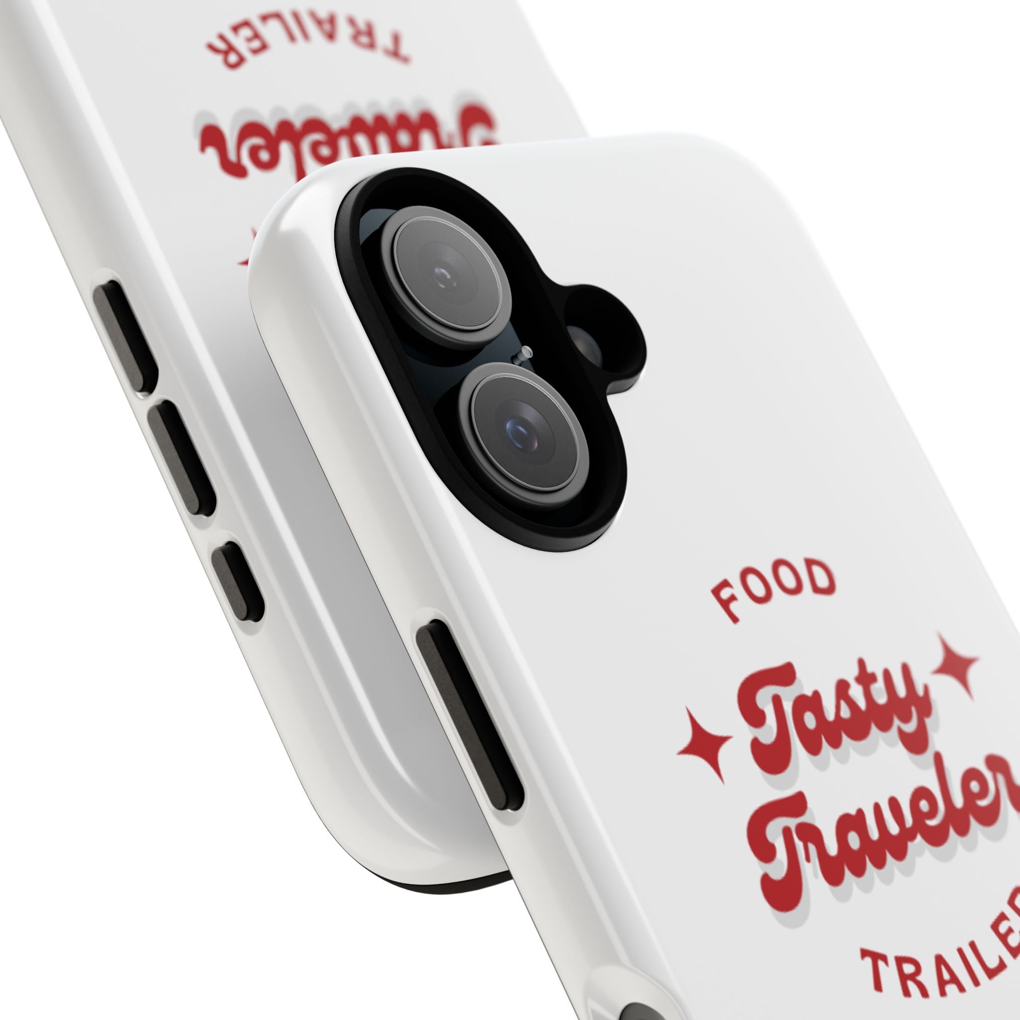 Phone Case — “Tasty Traveler” Food Trailer Retro Logo Protective Cover