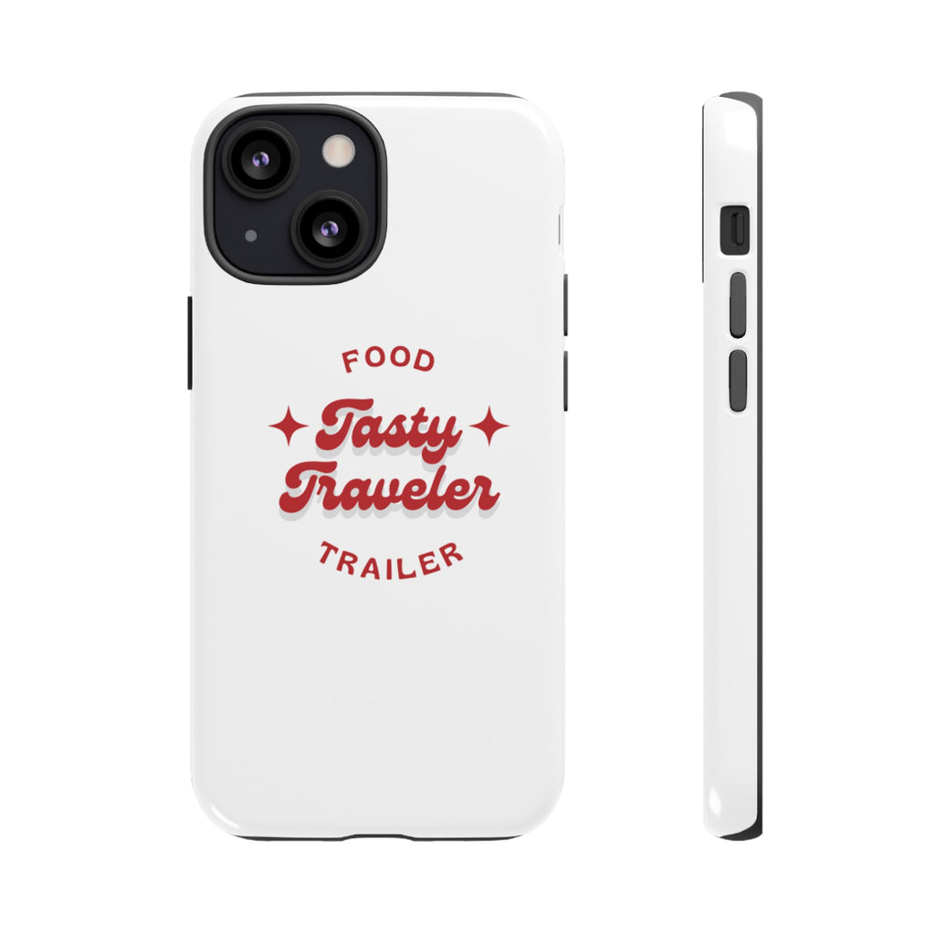 Phone Case — “Tasty Traveler” Food Trailer Retro Logo Protective Cover
