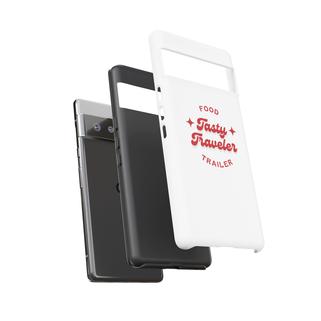 Phone Case — “Tasty Traveler” Food Trailer Retro Logo Protective Cover
