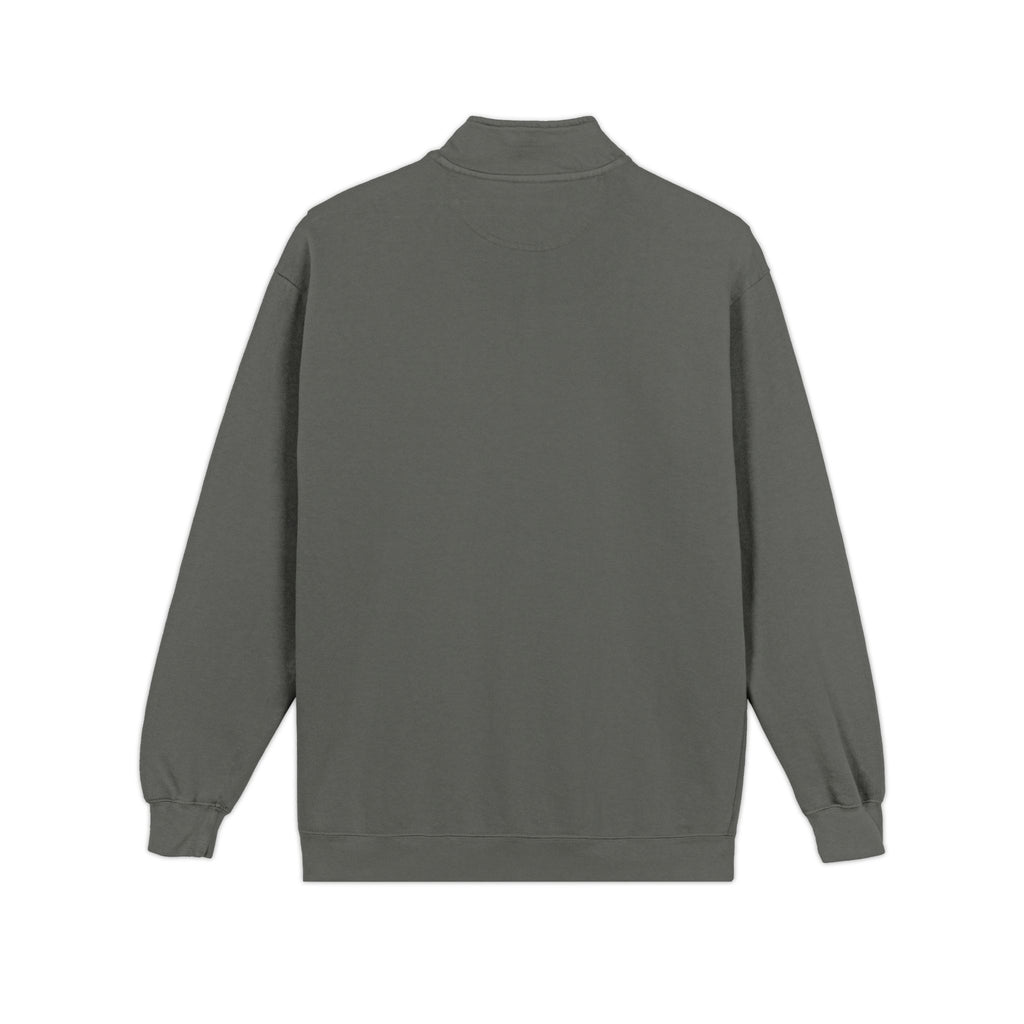 Quarter-Zip Sweatshirt — Retro Red Surf Logo