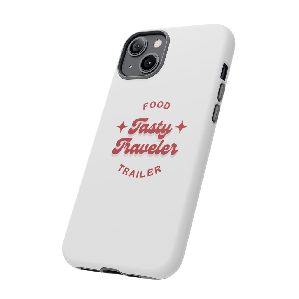 Phone Case — “Tasty Traveler” Food Trailer Retro Logo Protective Cover