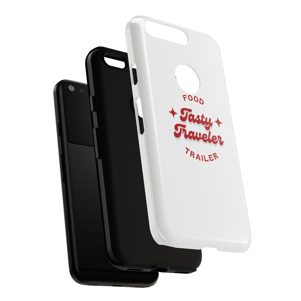 Phone Case — “Tasty Traveler” Food Trailer Retro Logo Protective Cover