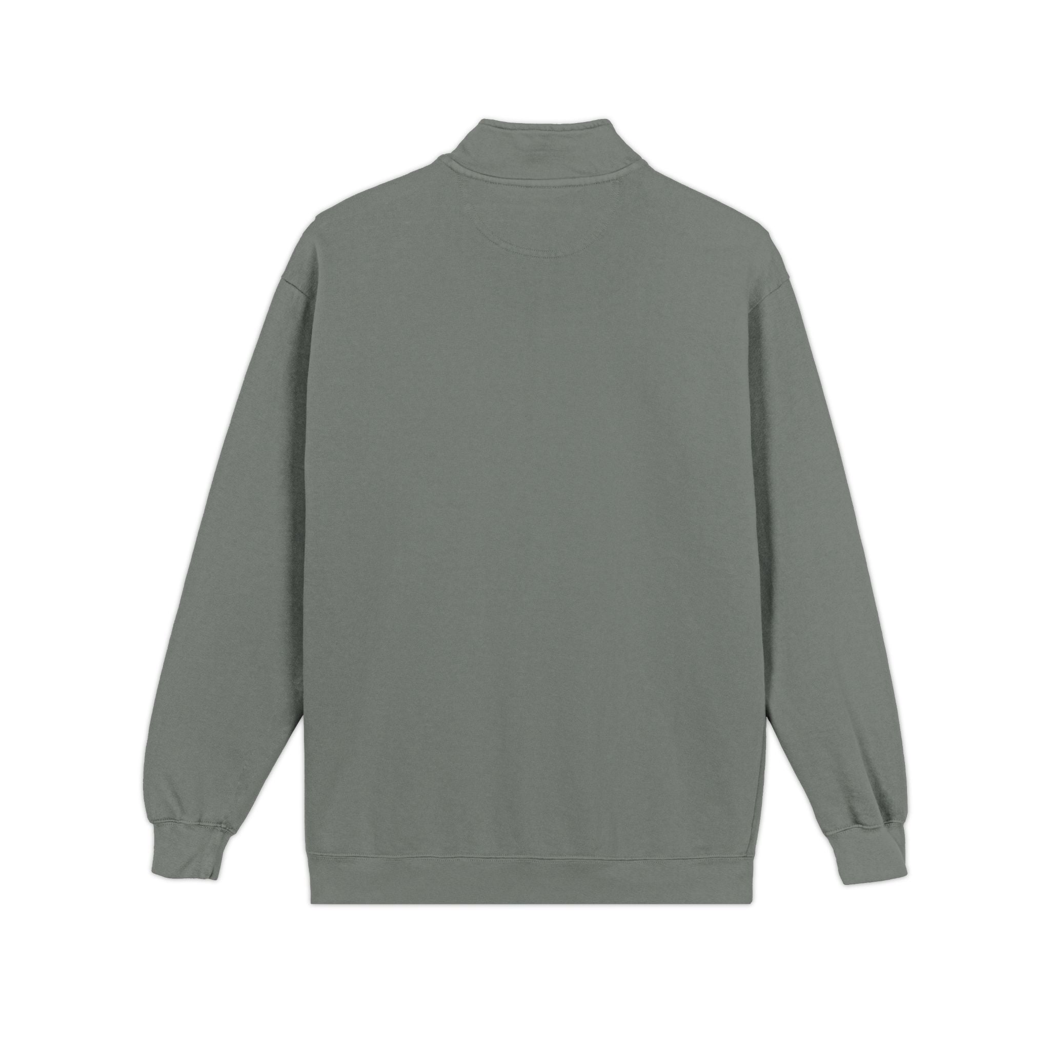 Quarter-Zip Sweatshirt — Retro Red Surf Logo