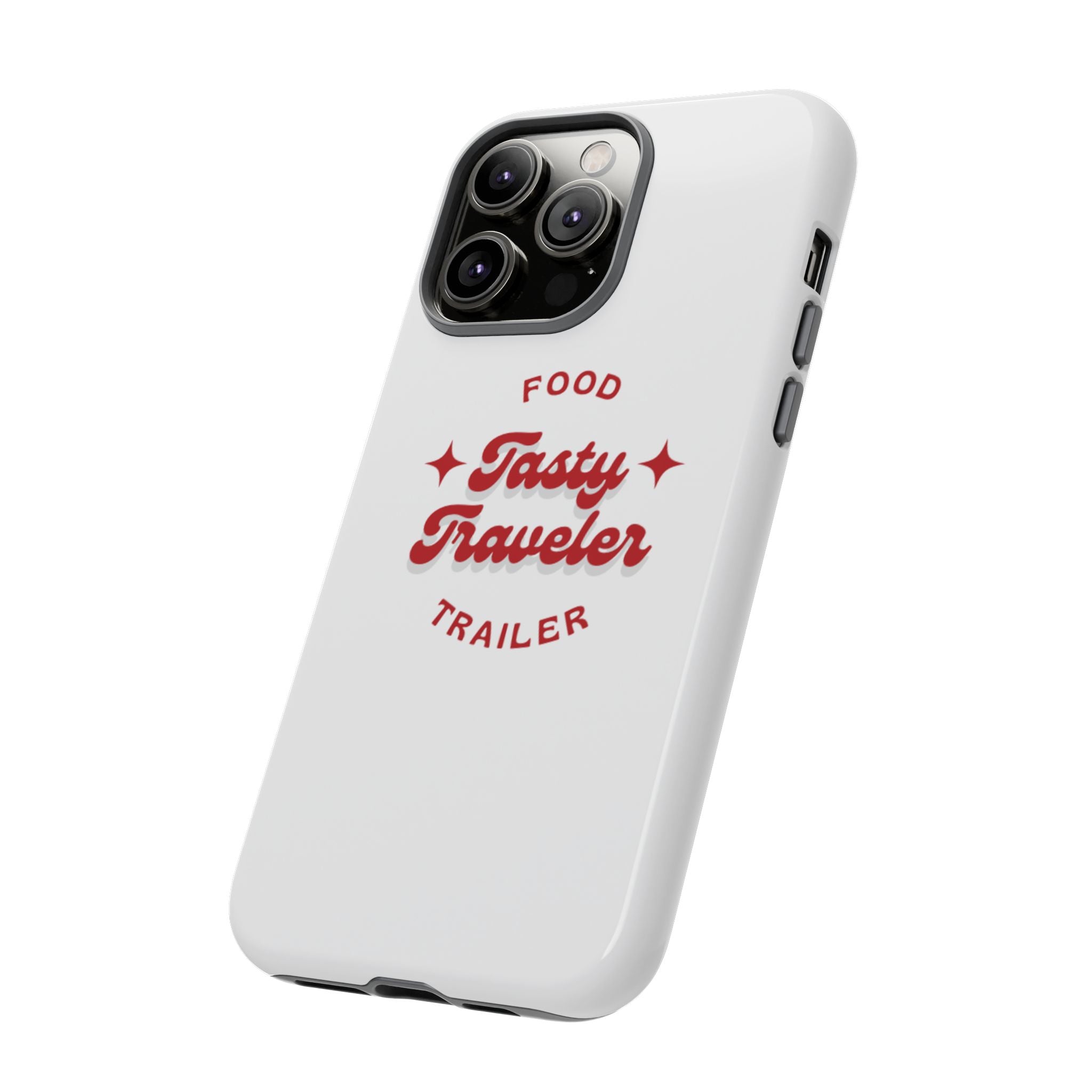 Phone Case — “Tasty Traveler” Food Trailer Retro Logo Protective Cover