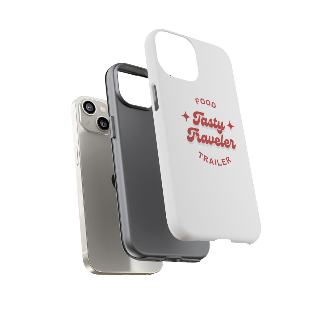 Phone Case — “Tasty Traveler” Food Trailer Retro Logo Protective Cover