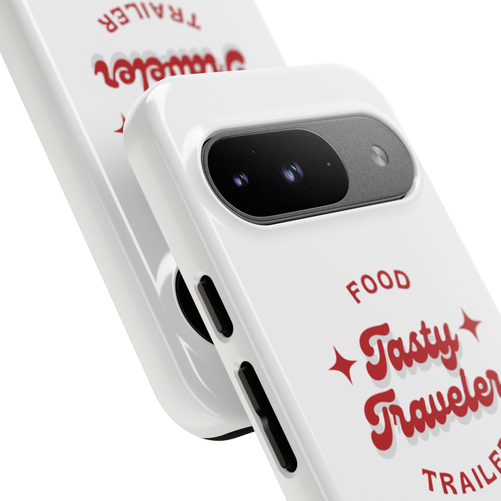 Phone Case — “Tasty Traveler” Food Trailer Retro Logo Protective Cover