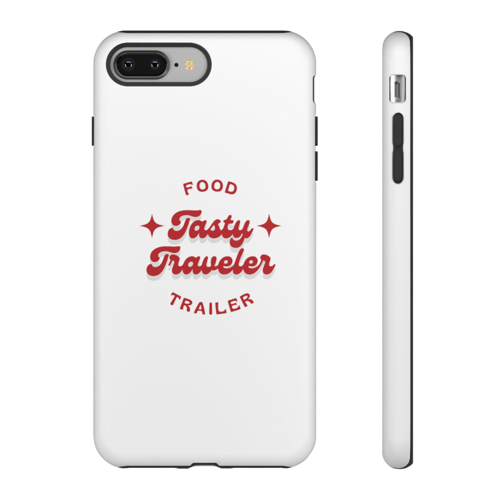 Phone Case — “Tasty Traveler” Food Trailer Retro Logo Protective Cover