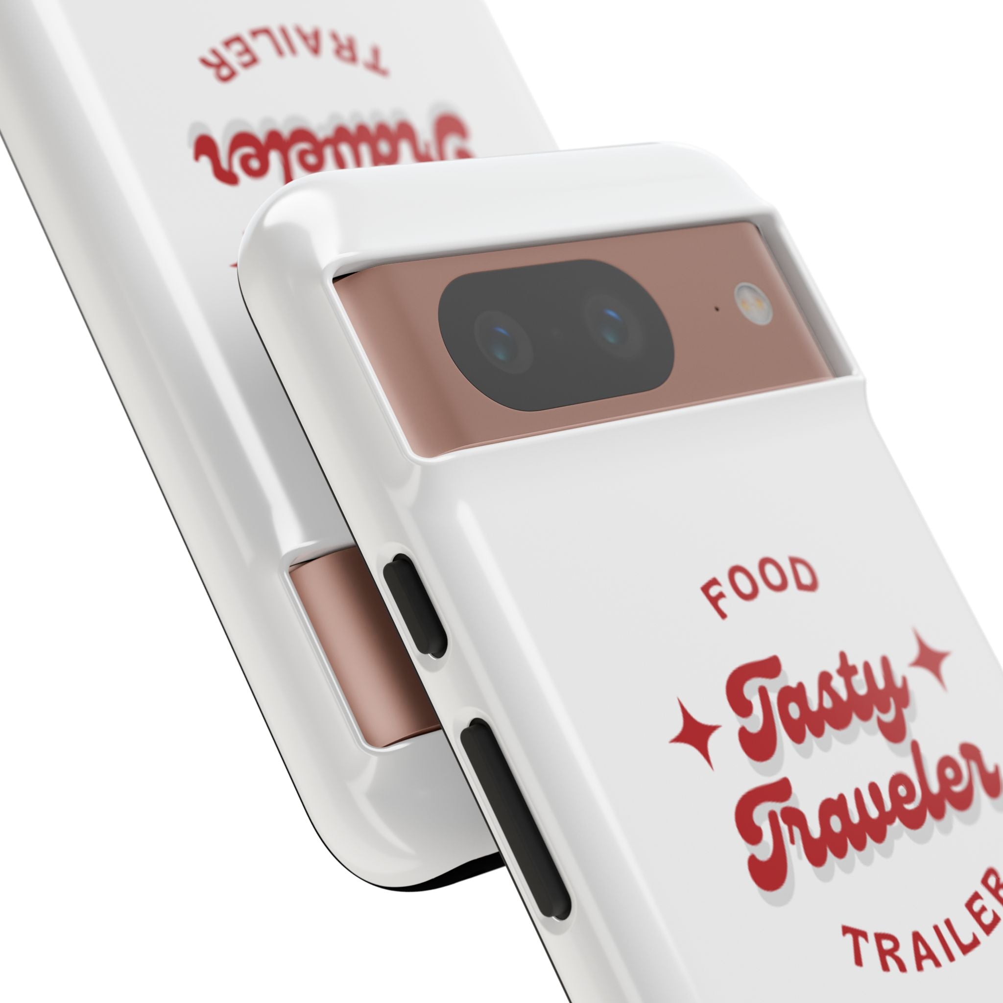 Phone Case — “Tasty Traveler” Food Trailer Retro Logo Protective Cover
