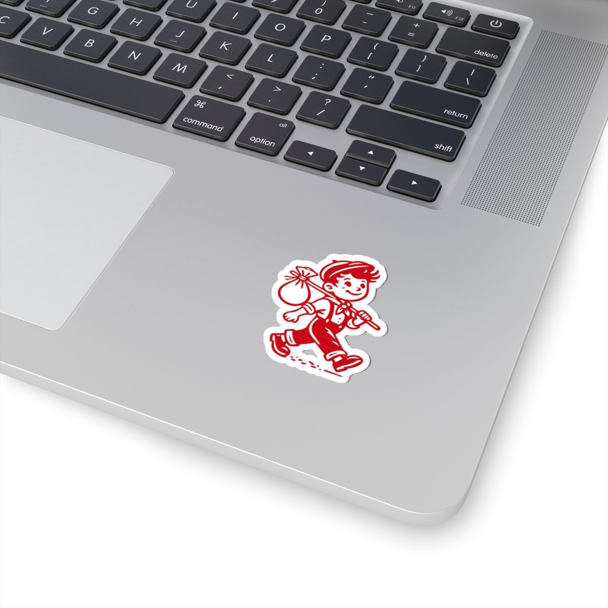 Wandering Boy Vintage Red Kiss-Cut Sticker