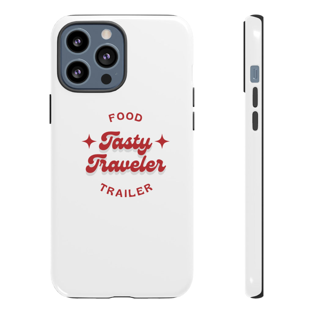 Phone Case — “Tasty Traveler” Food Trailer Retro Logo Protective Cover