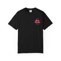 T-Shirt — Vintage Red Hobo Graphic ("Tasty Traveler")