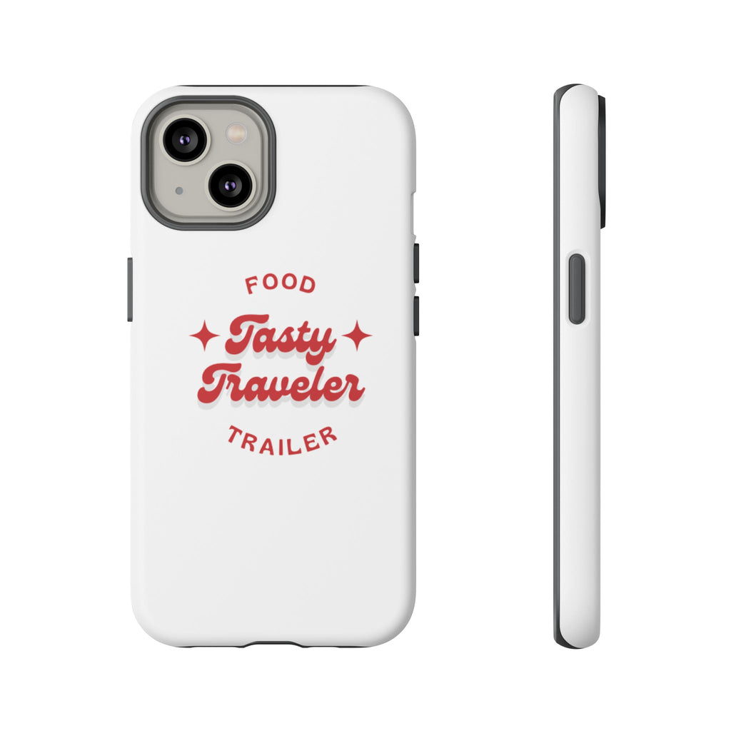 Phone Case — “Tasty Traveler” Food Trailer Retro Logo Protective Cover