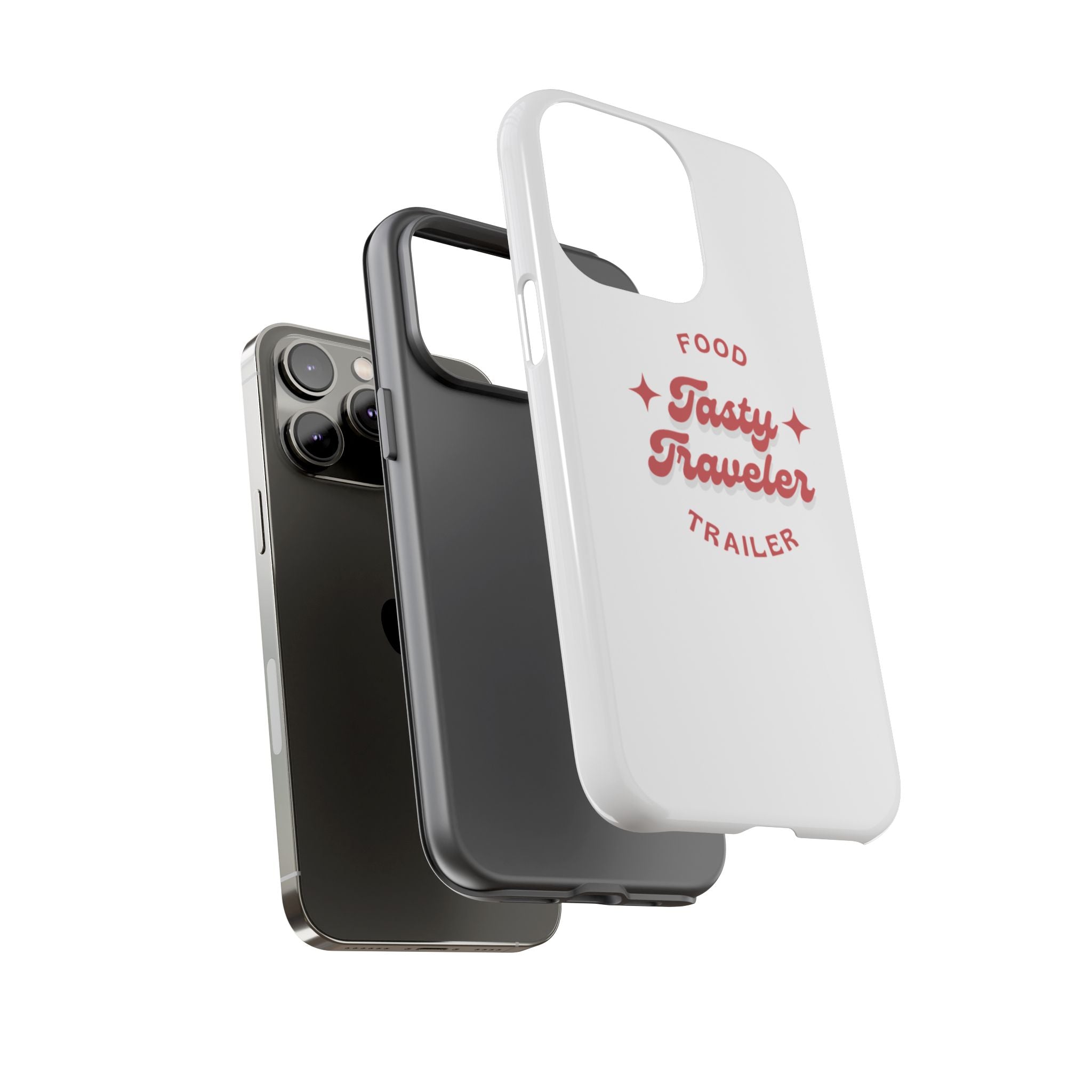Phone Case — “Tasty Traveler” Food Trailer Retro Logo Protective Cover