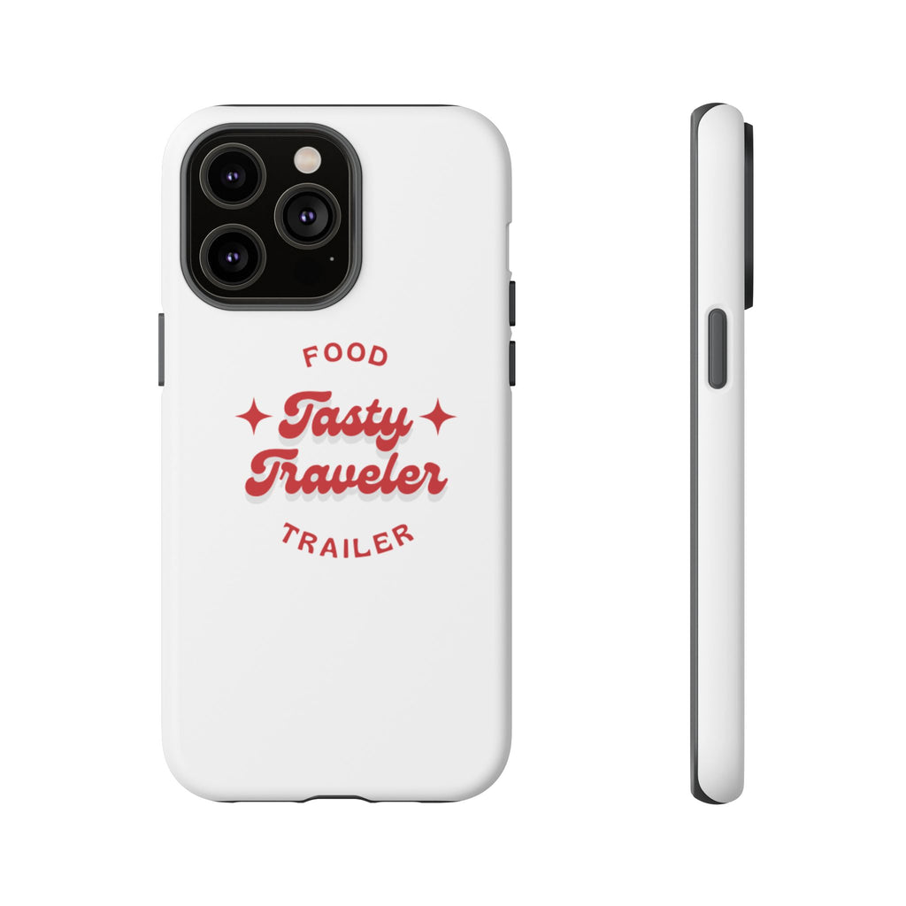 Phone Case — “Tasty Traveler” Food Trailer Retro Logo Protective Cover
