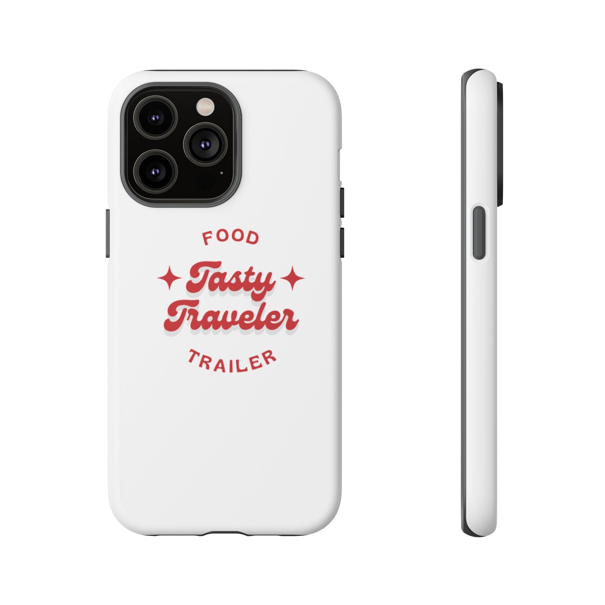 Phone Case — “Tasty Traveler” Food Trailer Retro Logo Protective Cover