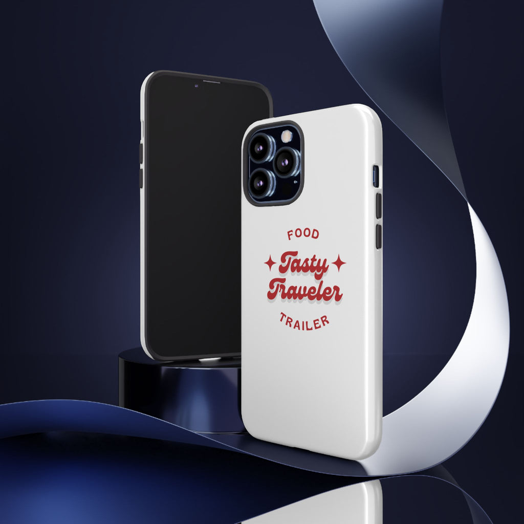 Phone Case — “Tasty Traveler” Food Trailer Retro Logo Protective Cover