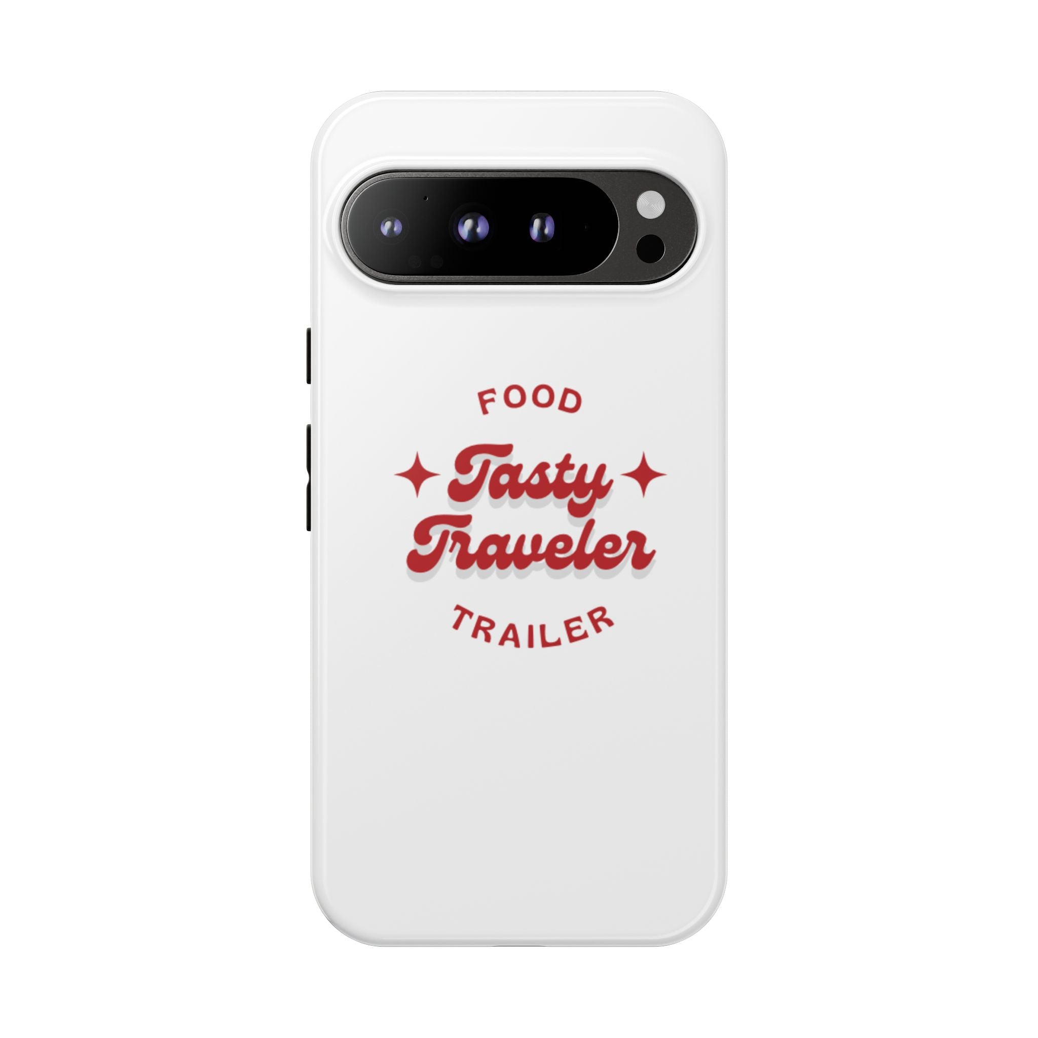 Phone Case — “Tasty Traveler” Food Trailer Retro Logo Protective Cover