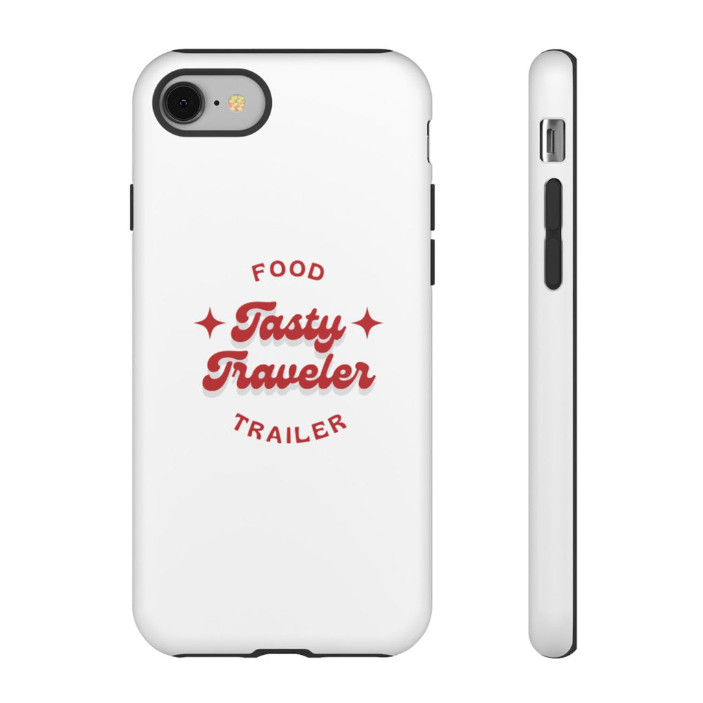 Phone Case — “Tasty Traveler” Food Trailer Retro Logo Protective Cover