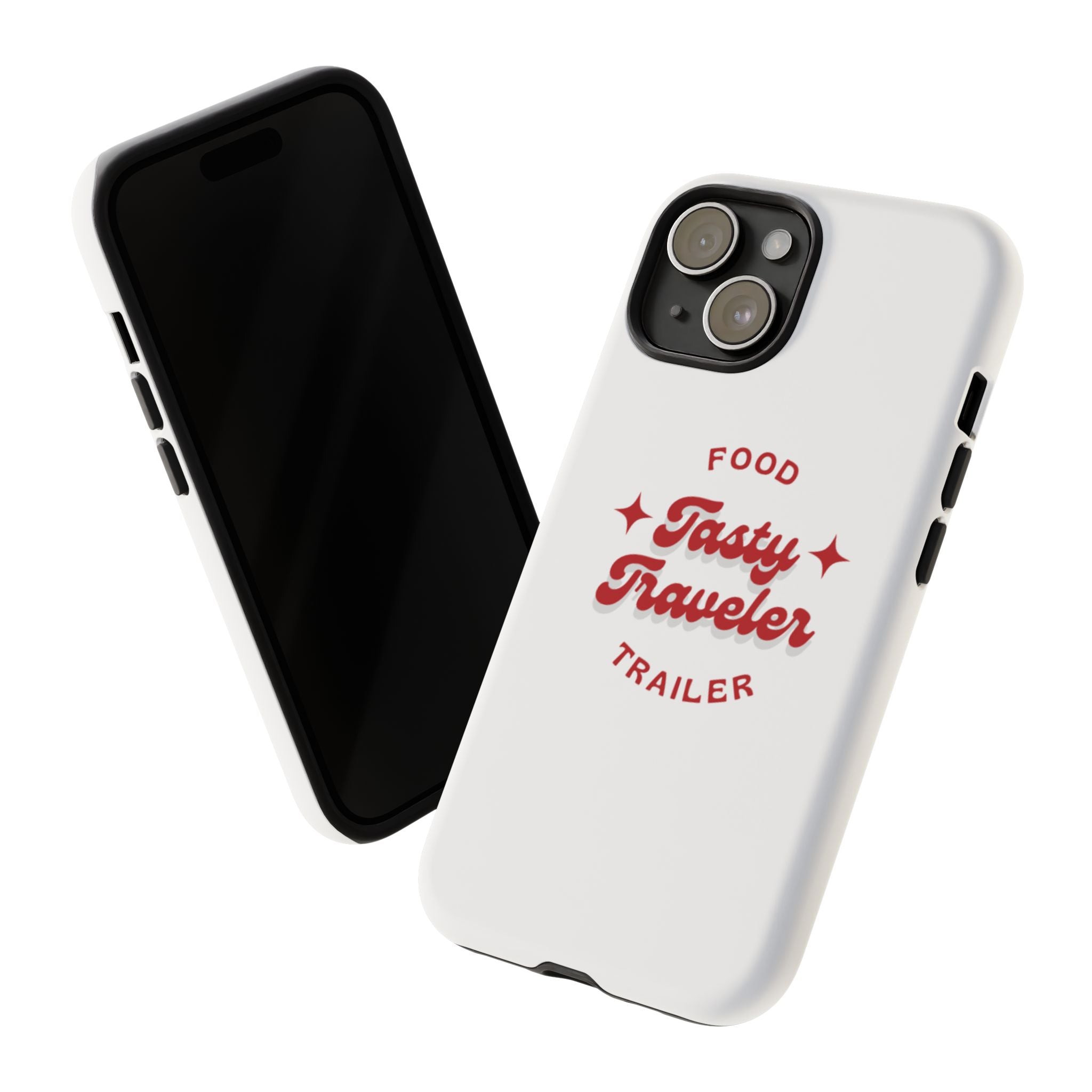 Phone Case — “Tasty Traveler” Food Trailer Retro Logo Protective Cover