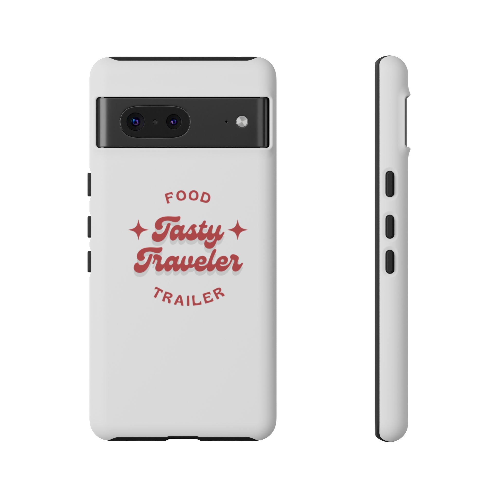 Phone Case — “Tasty Traveler” Food Trailer Retro Logo Protective Cover