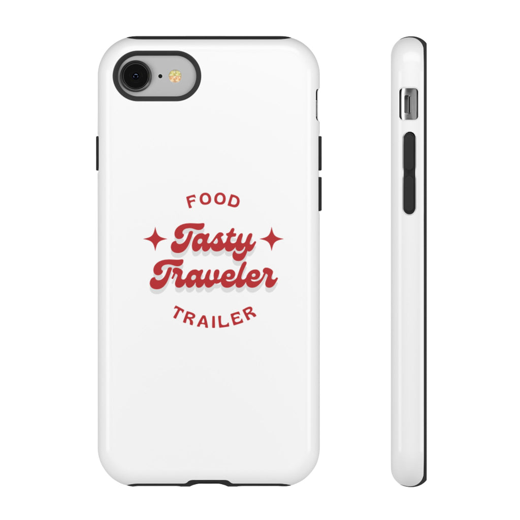 Phone Case — “Tasty Traveler” Food Trailer Retro Logo Protective Cover