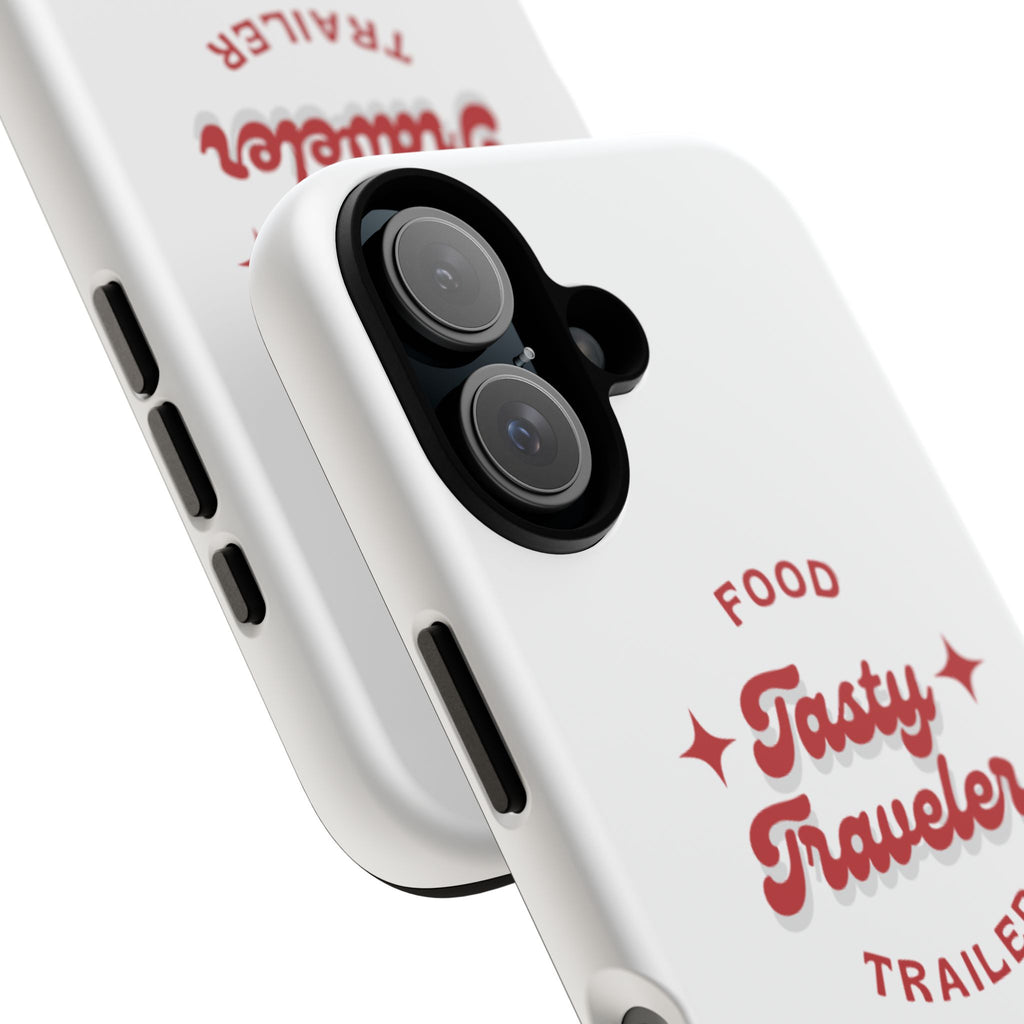 Phone Case — “Tasty Traveler” Food Trailer Retro Logo Protective Cover