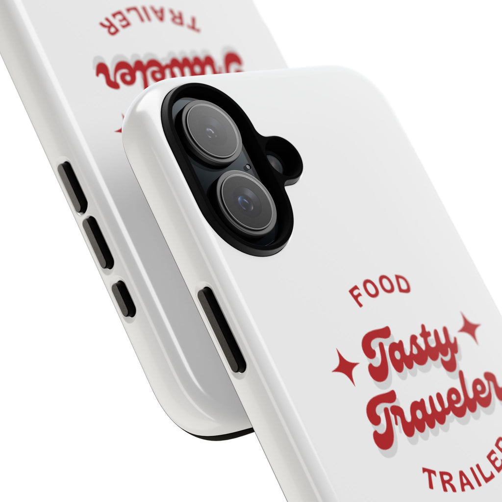 Phone Case — “Tasty Traveler” Food Trailer Retro Logo Protective Cover
