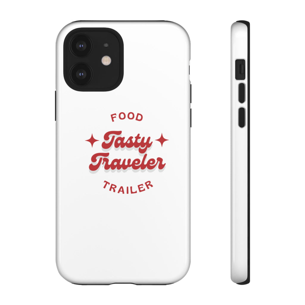 Phone Case — “Tasty Traveler” Food Trailer Retro Logo Protective Cover