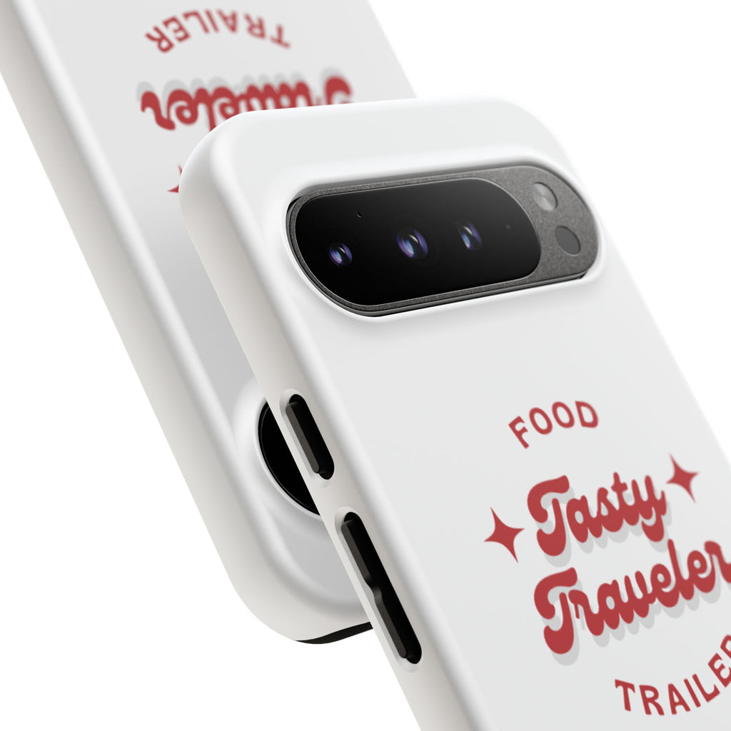Phone Case — “Tasty Traveler” Food Trailer Retro Logo Protective Cover