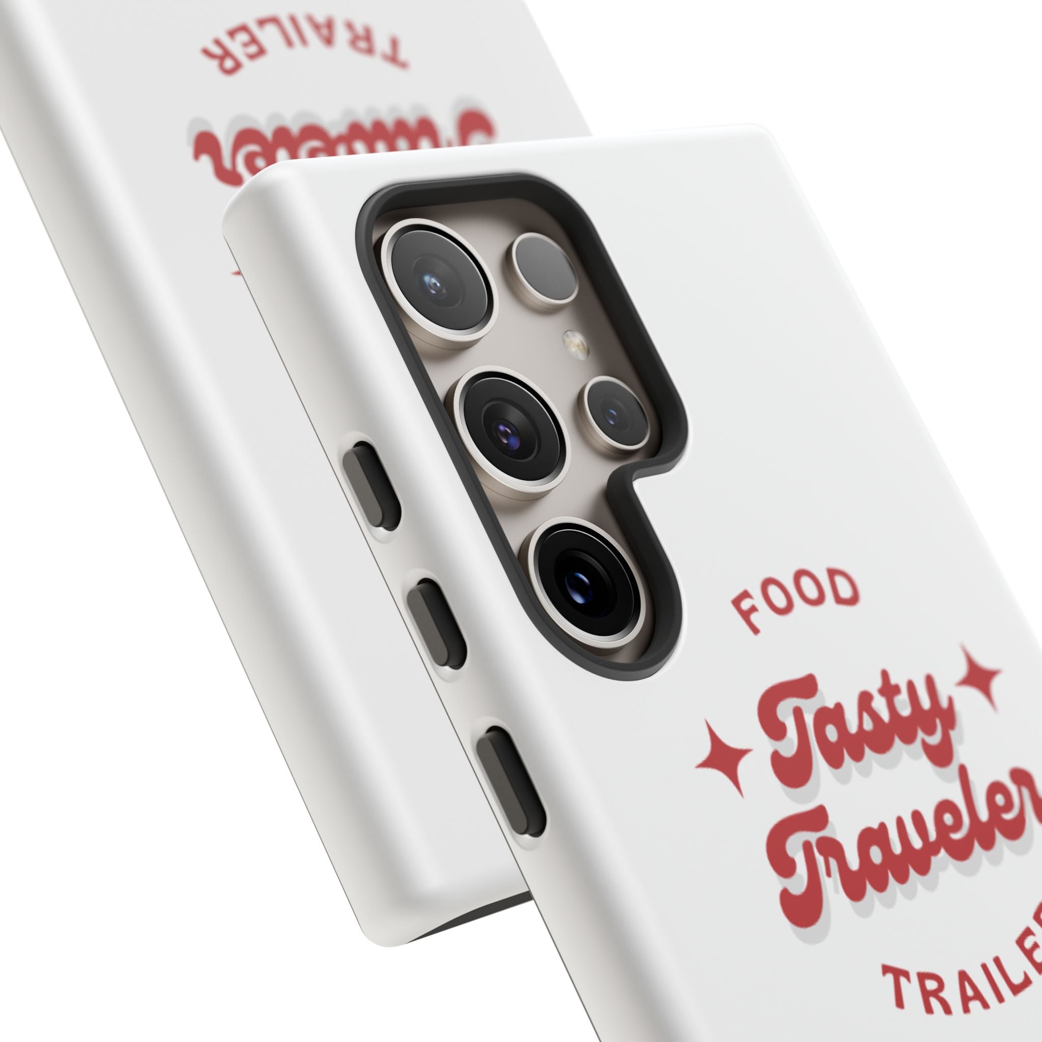 Phone Case — “Tasty Traveler” Food Trailer Retro Logo Protective Cover