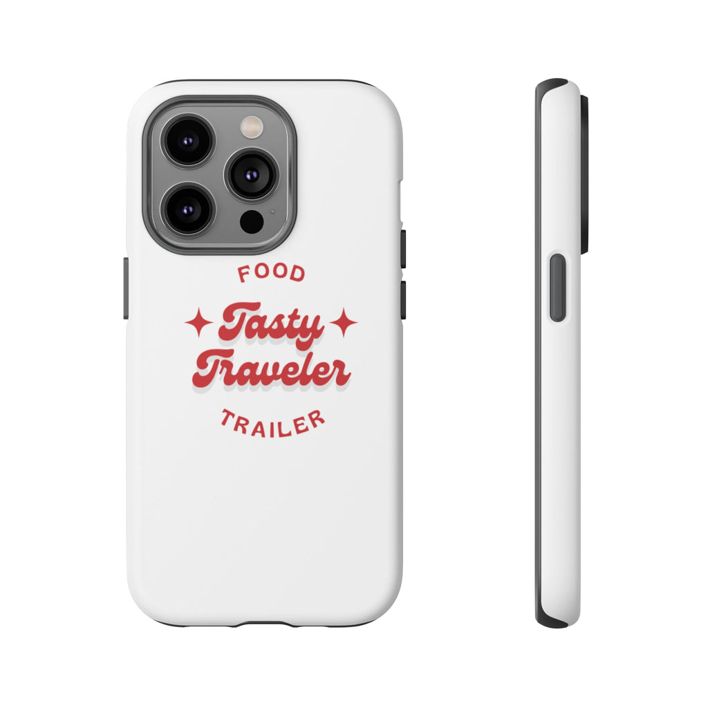 Phone Case — “Tasty Traveler” Food Trailer Retro Logo Protective Cover