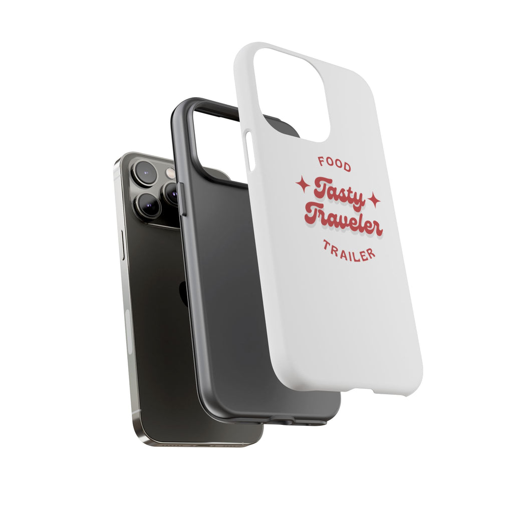 Phone Case — “Tasty Traveler” Food Trailer Retro Logo Protective Cover