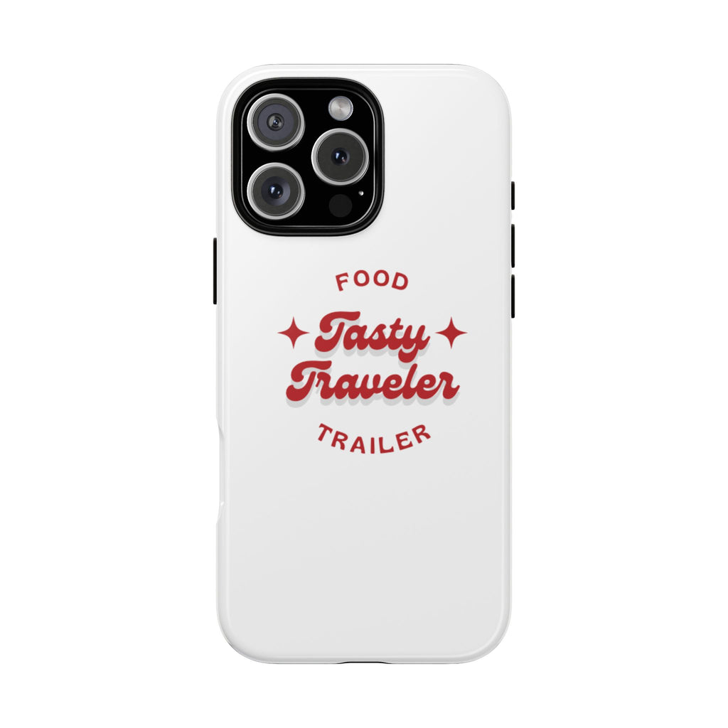 Phone Case — “Tasty Traveler” Food Trailer Retro Logo Protective Cover