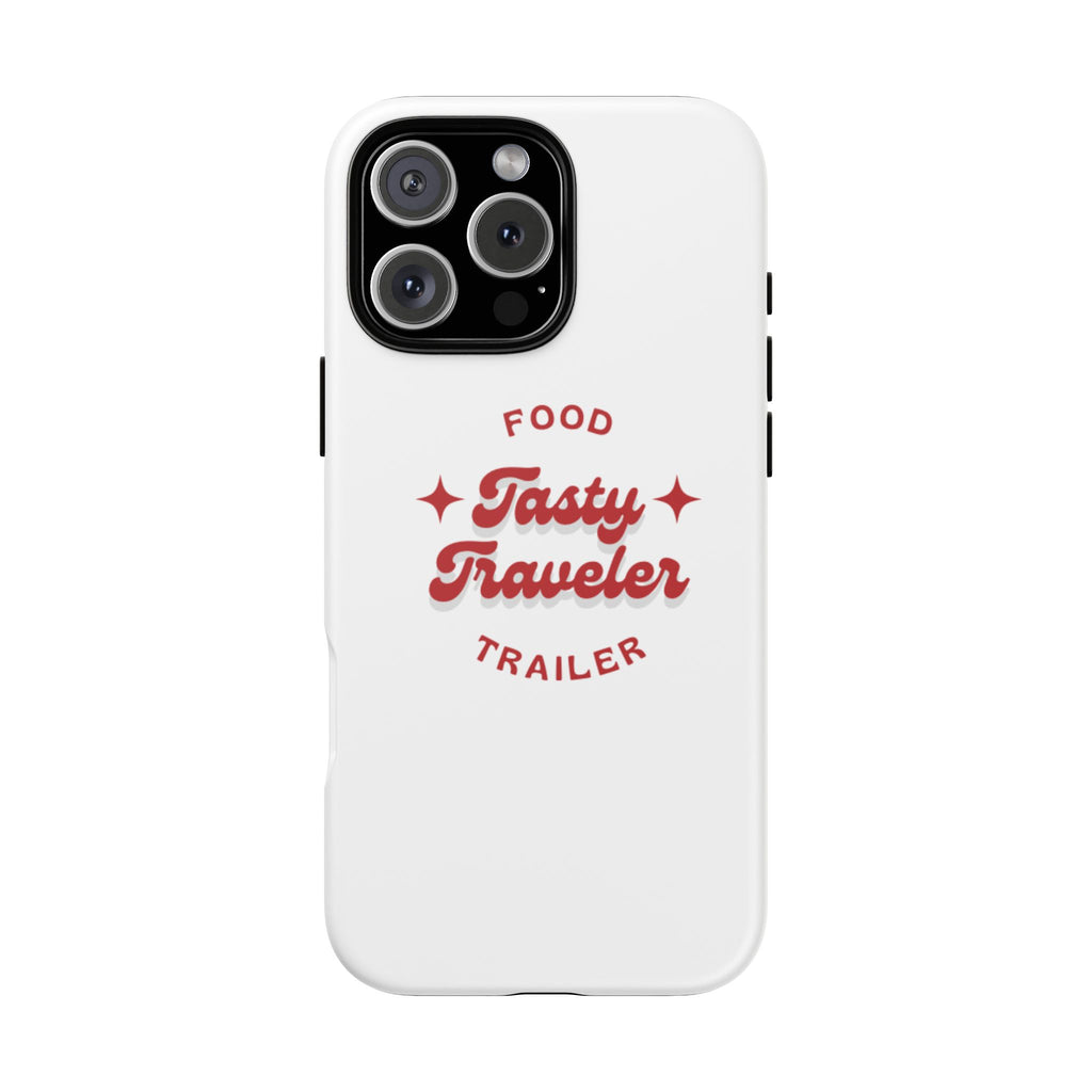 Phone Case — “Tasty Traveler” Food Trailer Retro Logo Protective Cover