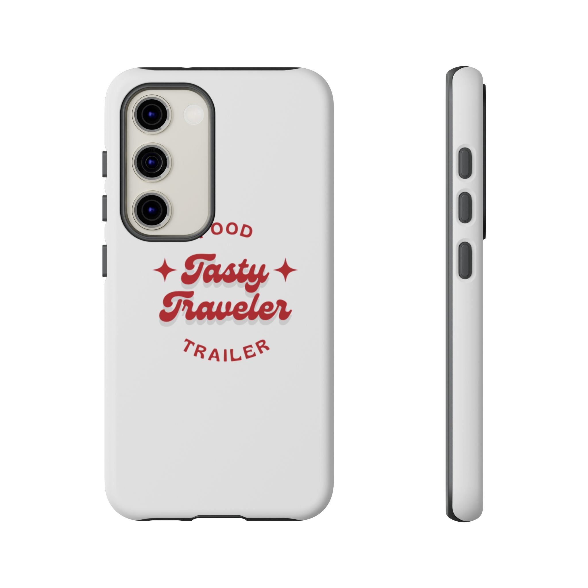 Phone Case — “Tasty Traveler” Food Trailer Retro Logo Protective Cover