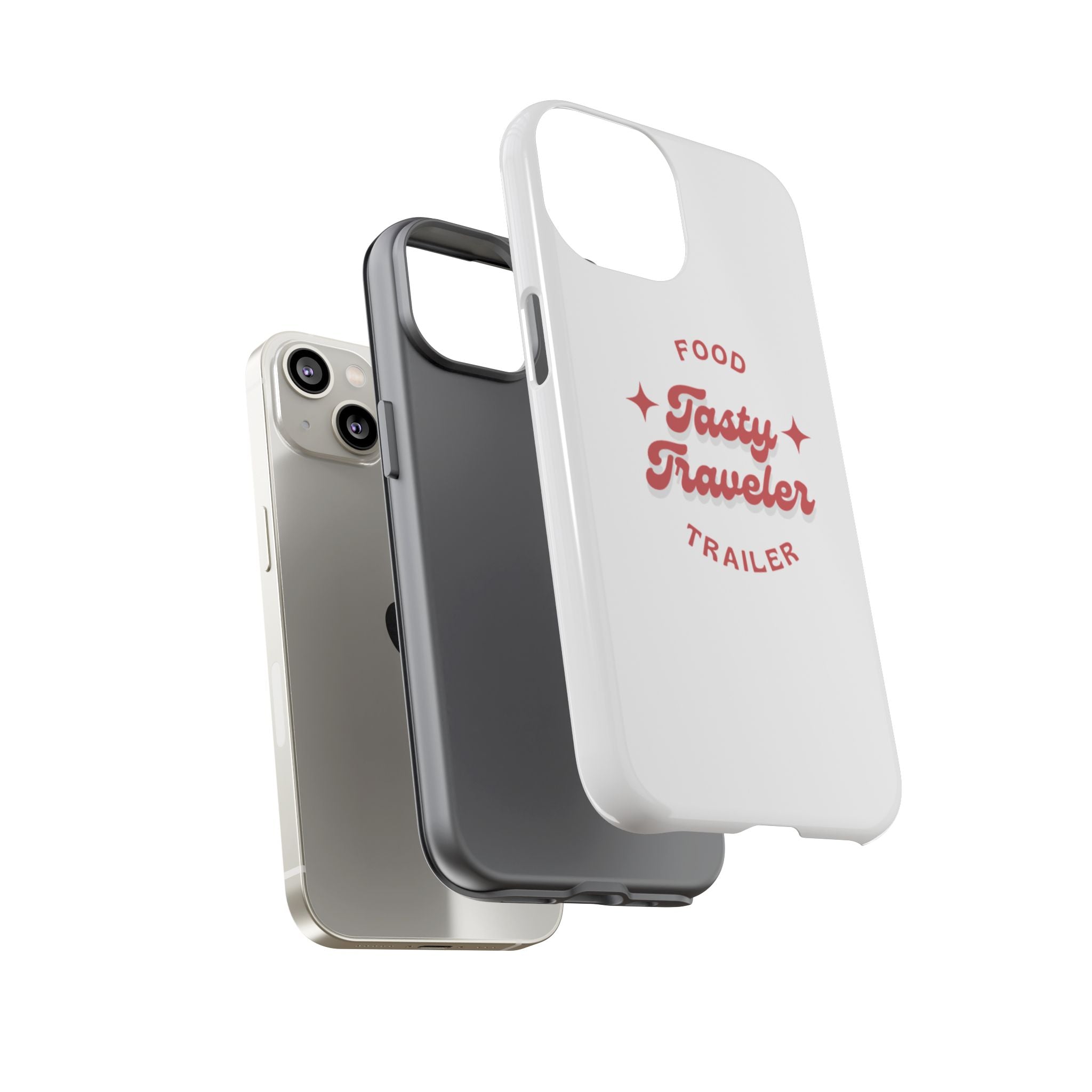 Phone Case — “Tasty Traveler” Food Trailer Retro Logo Protective Cover