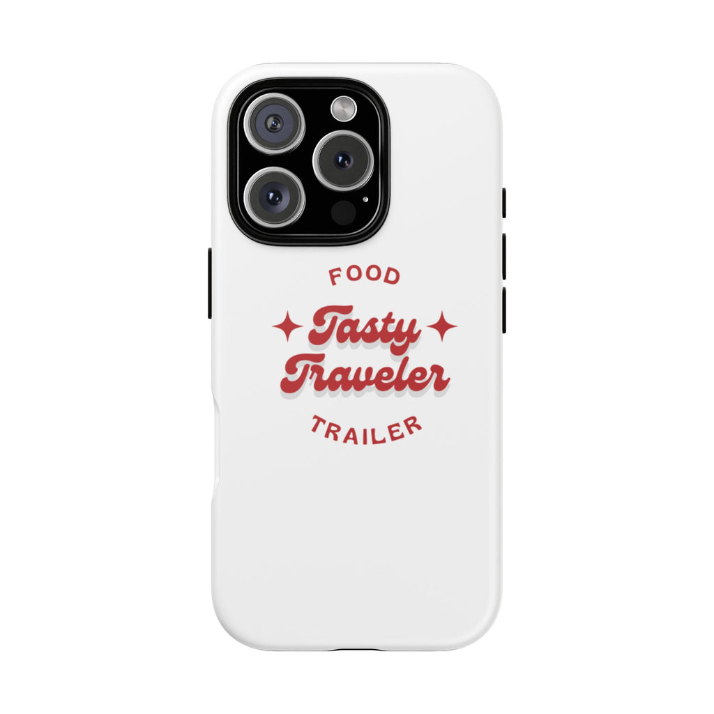 Phone Case — “Tasty Traveler” Food Trailer Retro Logo Protective Cover