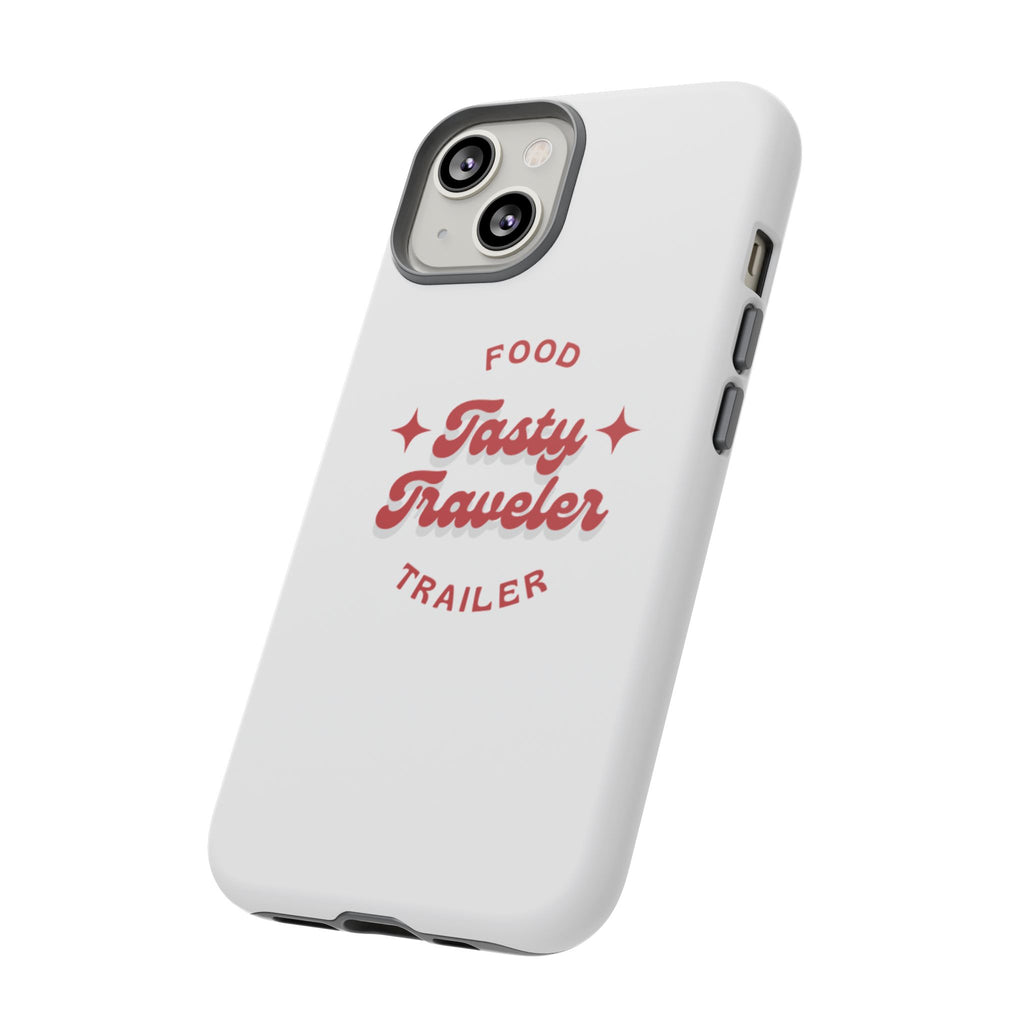 Phone Case — “Tasty Traveler” Food Trailer Retro Logo Protective Cover