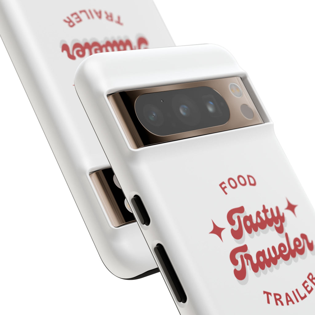 Phone Case — “Tasty Traveler” Food Trailer Retro Logo Protective Cover