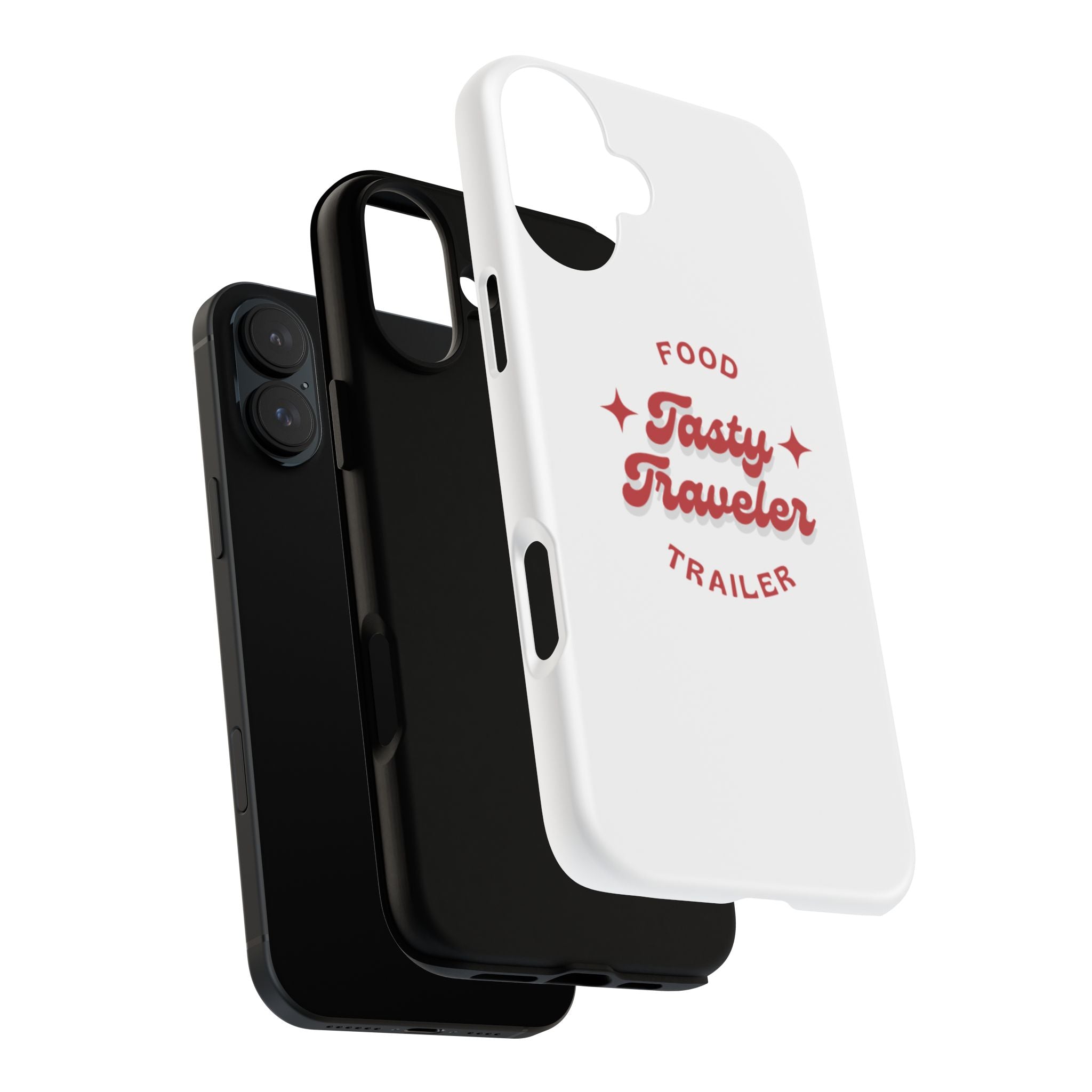 Phone Case — “Tasty Traveler” Food Trailer Retro Logo Protective Cover