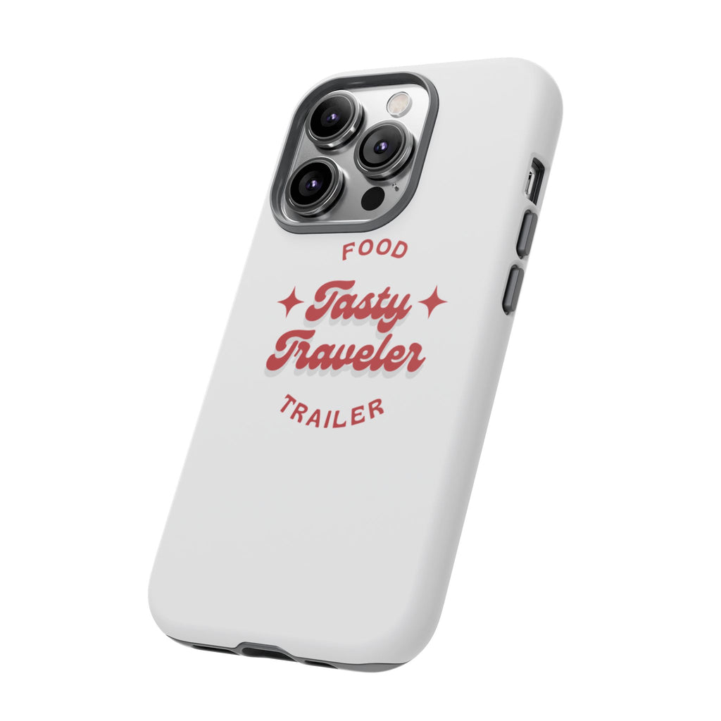Phone Case — “Tasty Traveler” Food Trailer Retro Logo Protective Cover