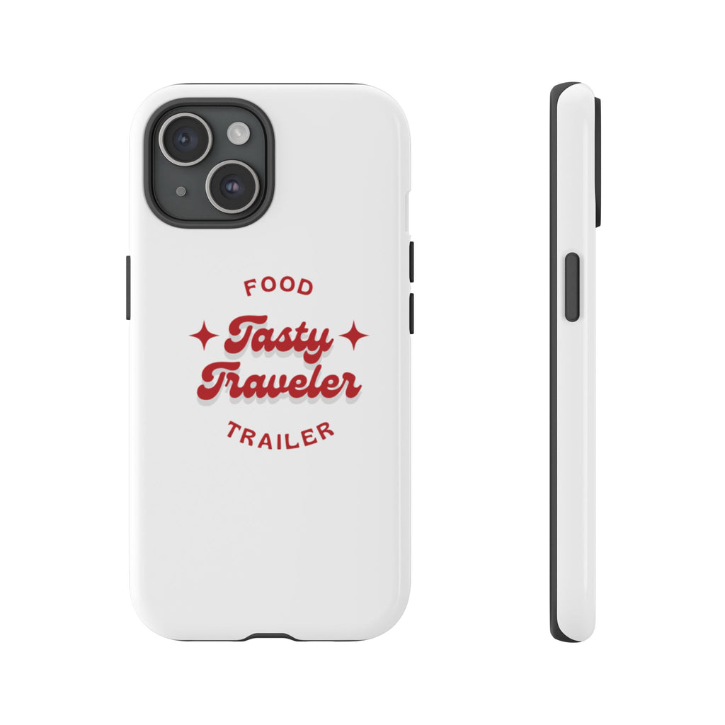 Phone Case — “Tasty Traveler” Food Trailer Retro Logo Protective Cover